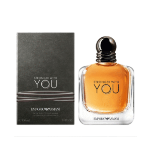 عطر سترونجر ويذ يو من جورجيو أرماني للرجال سعة 100 مل - Emporio Armani Stronger With You EDT By Giorgio Armani 100ml