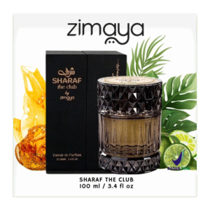 عطر شرف ذا كلوب اكستريت من زيمايا افنان للجنسين حجم 100 مل - Sharaf The Club Extrait EDP By Zimaya Afnan For Unisex 100ML