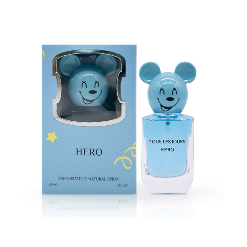 عطر هيرو من تولي جور للأطفال حجم 30 مل - HERO By Tous Les Jours Perfume For Kids 30 Ml
