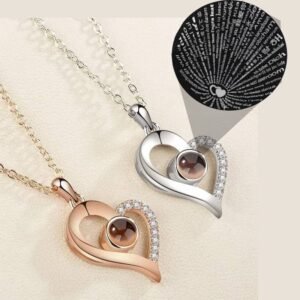 عقد احبك قلب كبير 100 لغة