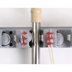 منظم وحامل علاقات الأدوات ثلاثي لون رمادي