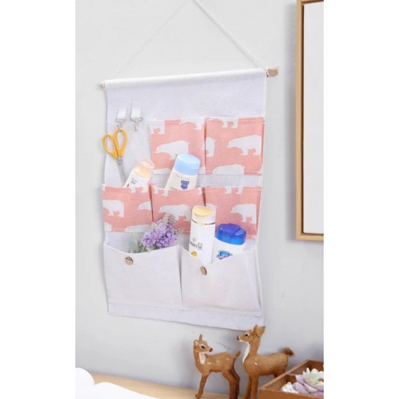 منظم أغراض قماش تعليق قياس 47*34 سم