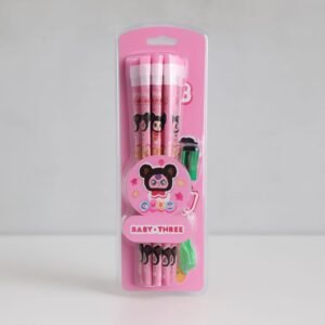 علبة أقلام رصاص 2B عدد 12 مع مبراة