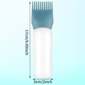 علبة لزيت فروة الرأس (فارغة) لون أبيض