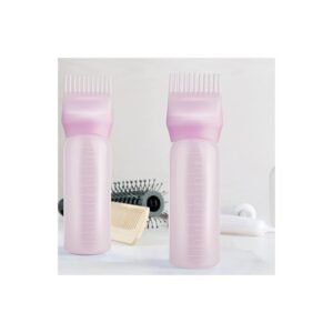 علبة لزيت فروة الرأس (فارغة) لون زهري