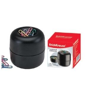 علبة مغناطيس حاملة كلبسات وفيها 30 كلبس ملون