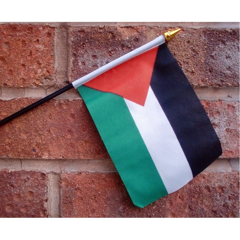 علم فلسطين صغير عدد 12 علم مقاس 20*28سم 12