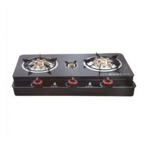 غاز 3 عيون زجاج حراري