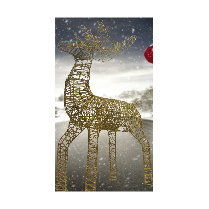 غزال ذهبي حجم كبير