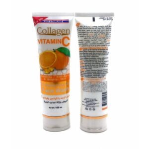 غسول الوجه بالكولاجين وفيتامين c لتبييض وازالة تجاعيد البشرة بحجم 100مل - collagen vitamin c face wash