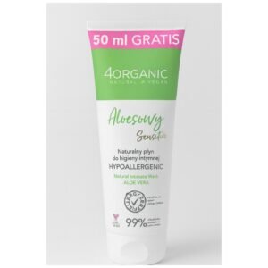 غسول طبيعي للعناية بالمناطق الحميمة بالألوفيرا – 200 مل + 50 مل مجانًا