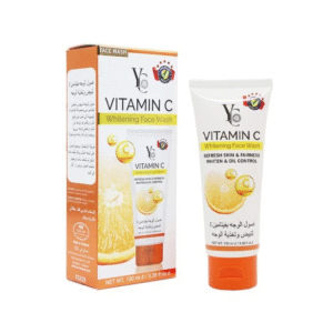 غسول وجه فيتامين C لتبييض وتغذية الوجه من واي سي حجم 100 مل
