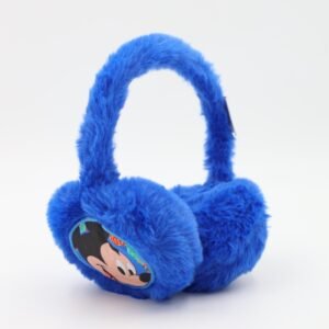 غطاء اذن شتوي فرو MICKEY MOUSE لون ازرق غامق