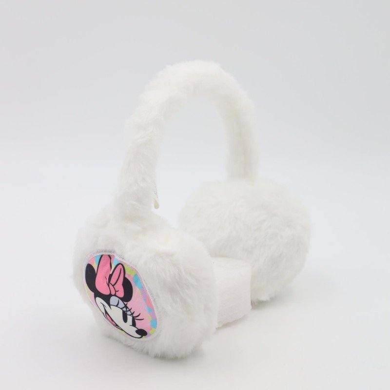 غطاء اذن شتوي فرو MINNIE MOUSE لون ابيض