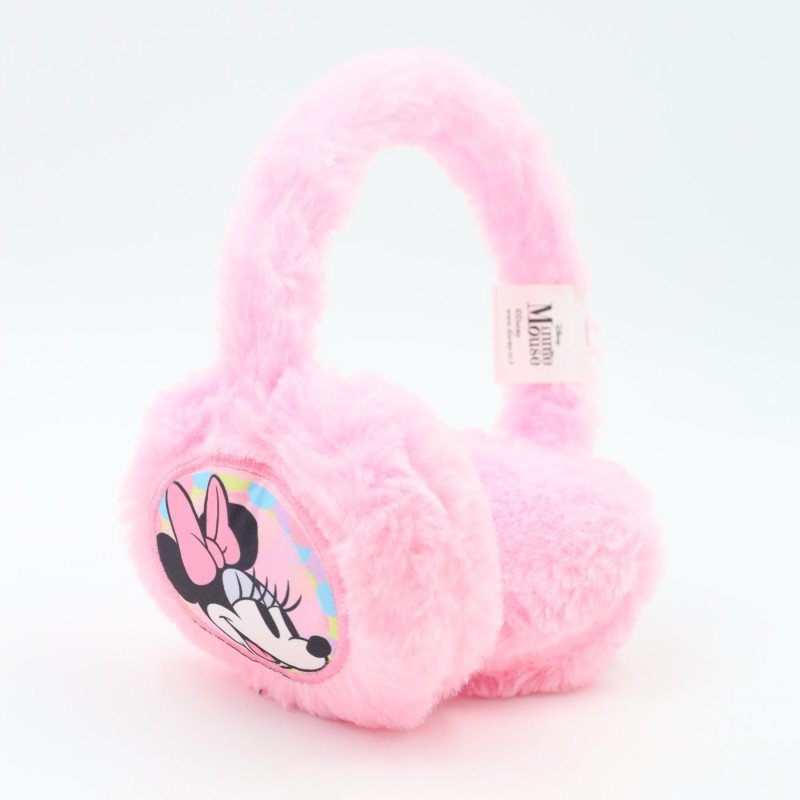 غطاء اذن شتوي فرو MINNIE MOUSE لون زهري