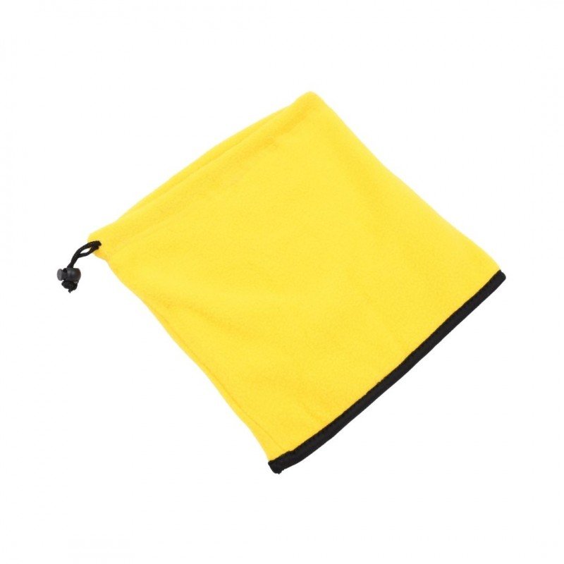 غطاء صوف للرقبة والرأس متعدد الاستعمالات لون أصفر