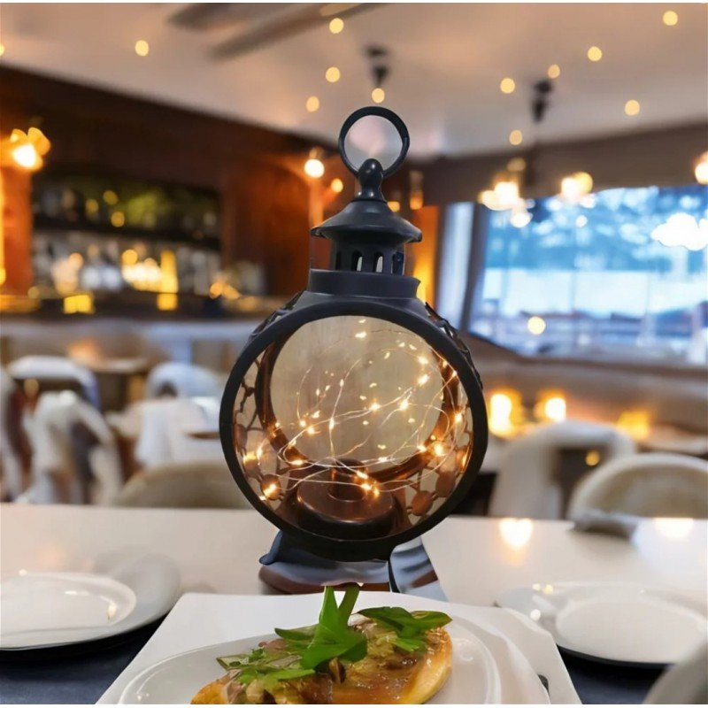 فانوس بلاستيك مع إضاءة - Image 3