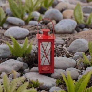 فانوس معدن احمر