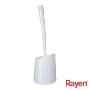 فرشاة مرحاض لون أبيض من رايان