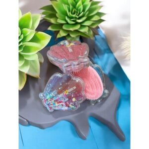 فرشاية أطفال على شكل صدفة لون زهري