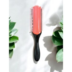 فرشاية ستايلنج للشعر الكيرلي Denman Brush لون أسود وبرتقالي