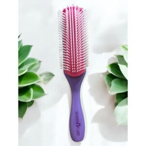 فرشاية ستايلنج للشعر الكيرلي Denman Brush لون زهري و بنفسجي