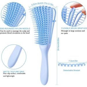 فرشاية ستايلنج للشعر الكيرلي Flexi Brush لون أزرق