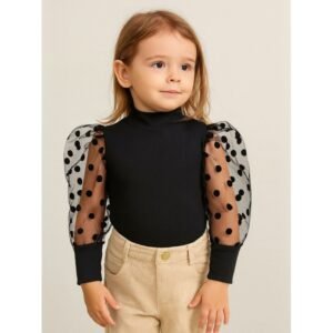 فستان بناتي لحديثي الولادة كمام شيفون