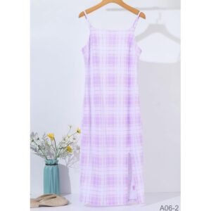 فستان بيتي للنساء لون بنفسجي