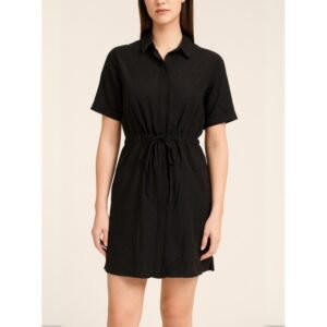 فستان صيفي للنساء لون أسود