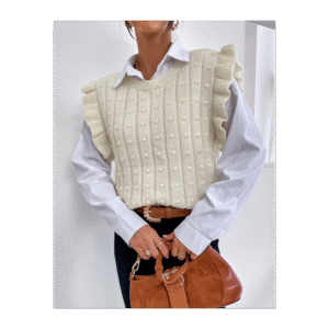 فيست ستاتي صوف لون اوف وايت باكمام موردة