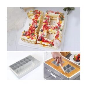 قالب المنيوم لتشكيل الكيك بالأحرف والأرقام