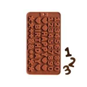 قالب شوكولاتة أرقام حجم صغير