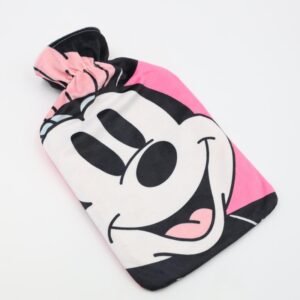 قربة للماء الساخن بتصاميم شخصيات ديزني ميني ماوس لون زهري