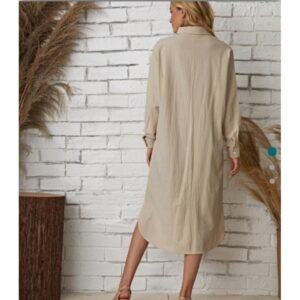 قميص صيفي للنساء لون بيج