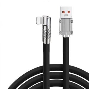 كابل ايفون من 9 برو لون أسود- Charging Cable UBC to Iphone By 9PRO 2.4A black