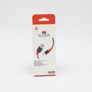 كابل فابريك ايفون يو اس بي كابل من فونيكس طول 1 متر- Fonix Iphone to USB Fabric Cable 1 m