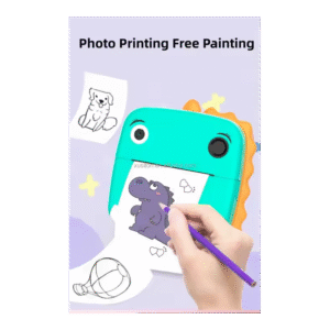 كاميرا أطفال الكترونية مع طابعة بتصميم كرتون