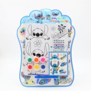 كرت تلوين ديزني مع ستاند – تصميم ستتش