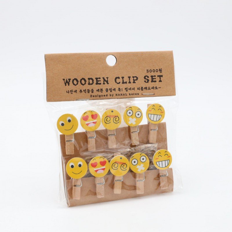 كرت ملاقط زينة عدد 10 ملاقط