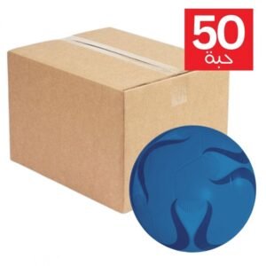 كرتونة كرة قدم جلد نمرة 4 (50 حبة ) ملونة