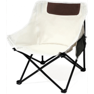 كرسي رحل معدن وقماش قابل للطي مع شنته