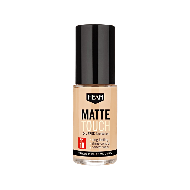 كريم أساس مات مطفي من هين درجة 07 حجم 30 مل -Hean Matte Touch Foundation -07 Sand