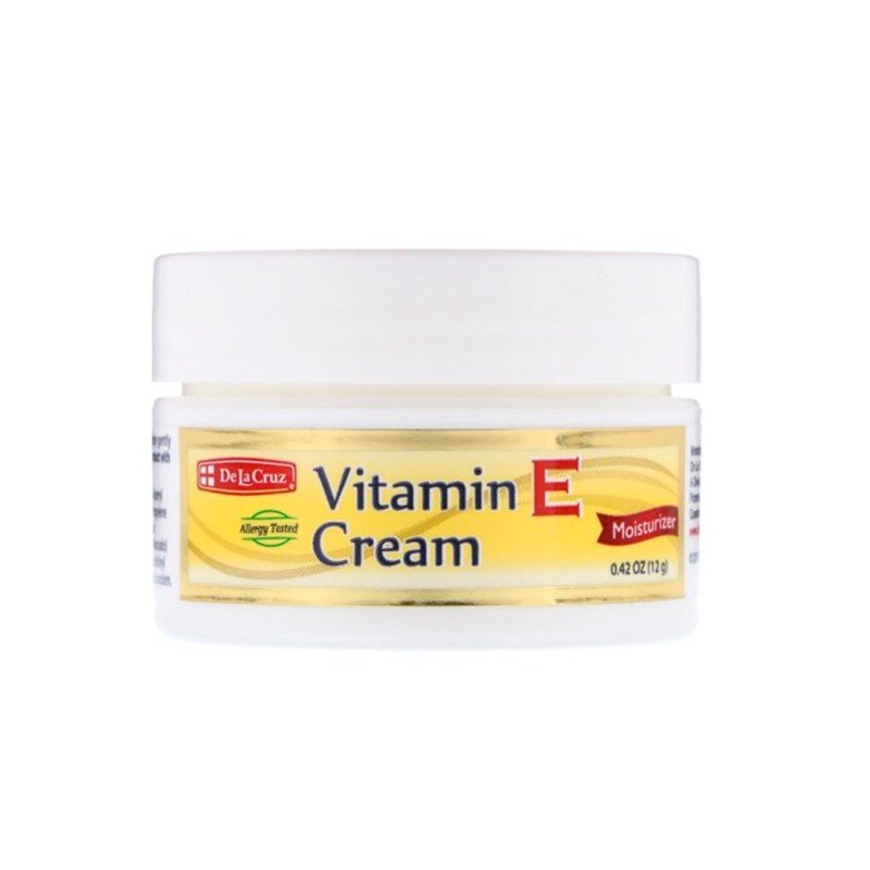 كريم فيتامين اي من دي لاكروز حجم 12 غم -Vitamin E Cream By De La Cruz 12 G