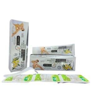 كريم مزيل شعر بالحليب وورد الياسمين حجم 120 مل - Hair Removal Cream with Milk & Jasmine by Laser White