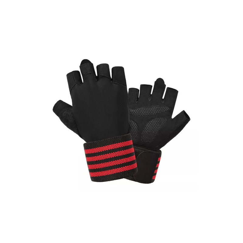 كفوف العاب الحديد مع مشد أحمر