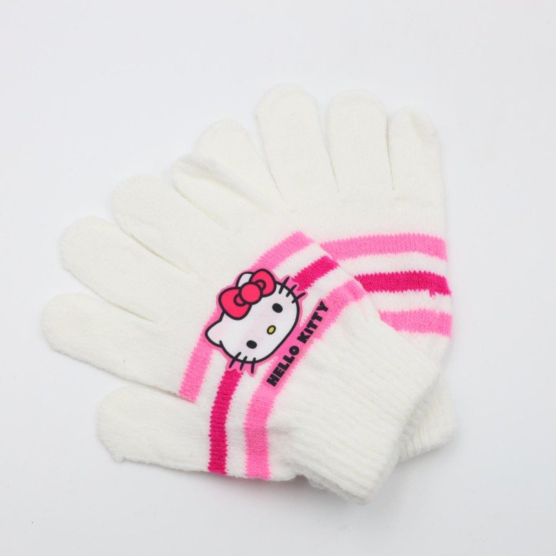 كفوف يد شتوي HELLO KITTY ابيض