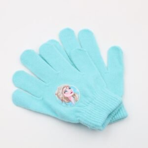 كفوف يد شتوي لون frozen تركواز