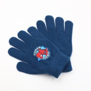 كفوف يد شتوي لون SUPER HERO كحلي
