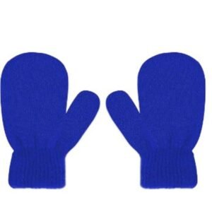 كفوف يد شتوية للأطفال - لون أزرق - من سنتين ل 5 سنوات